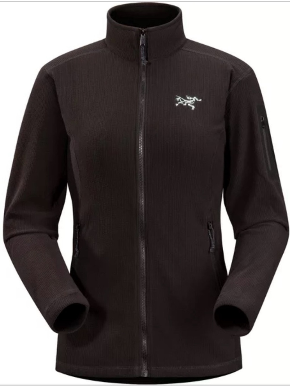 Women’s Vintage Arcteryx Delta LT Jacket With Polartec Full Zip Size Large Black